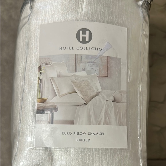 Hotel Collection White Euro Pillow Sham Hotel collection Euro shams in Flint tw